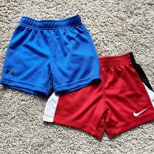 Toddler Shorts (Nike & under Armour)